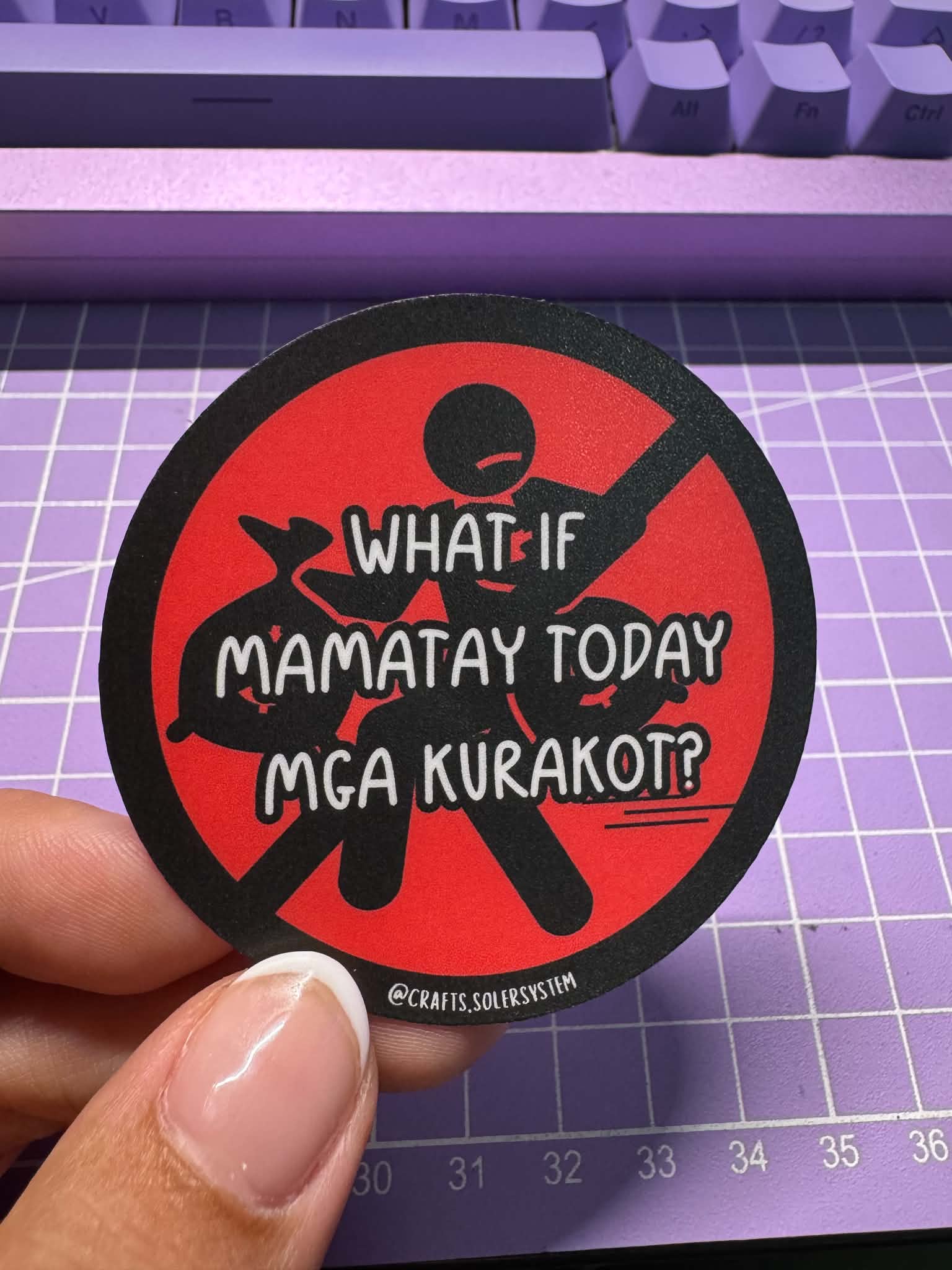 Advocacy Sticker - Anti Corruption - What if