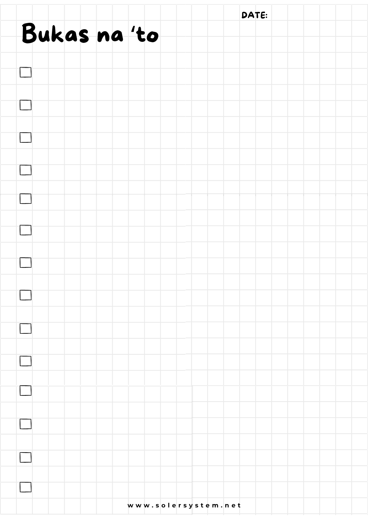 Bukas na 'to | A6 Memo Pad