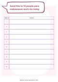 Send this to 10 people | A6 Memo Pad