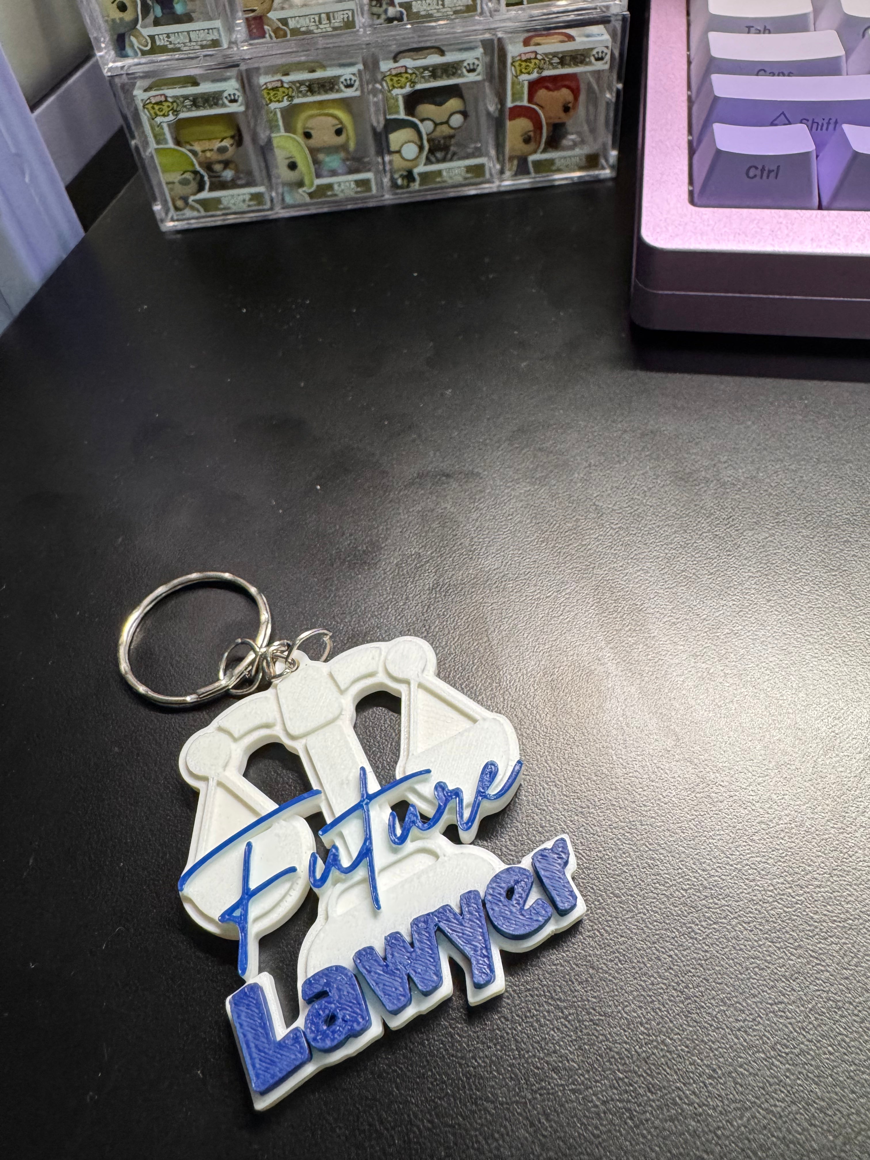 Future Lawyer | 3D Printed Keychain
