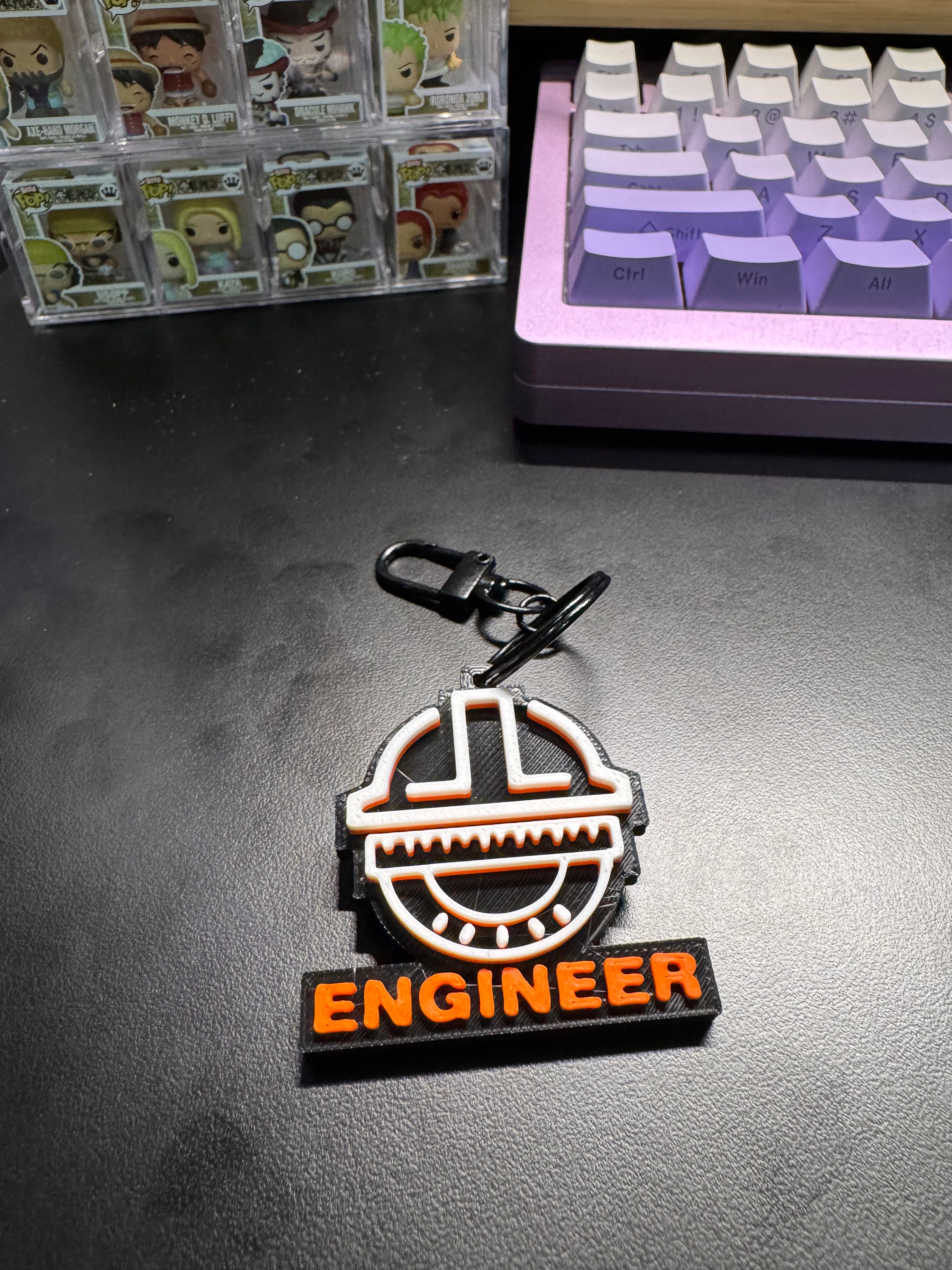 Engineer - 3D Printed Keychain