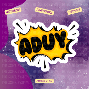 ADUY | Waterproof Sticker Vinyl
